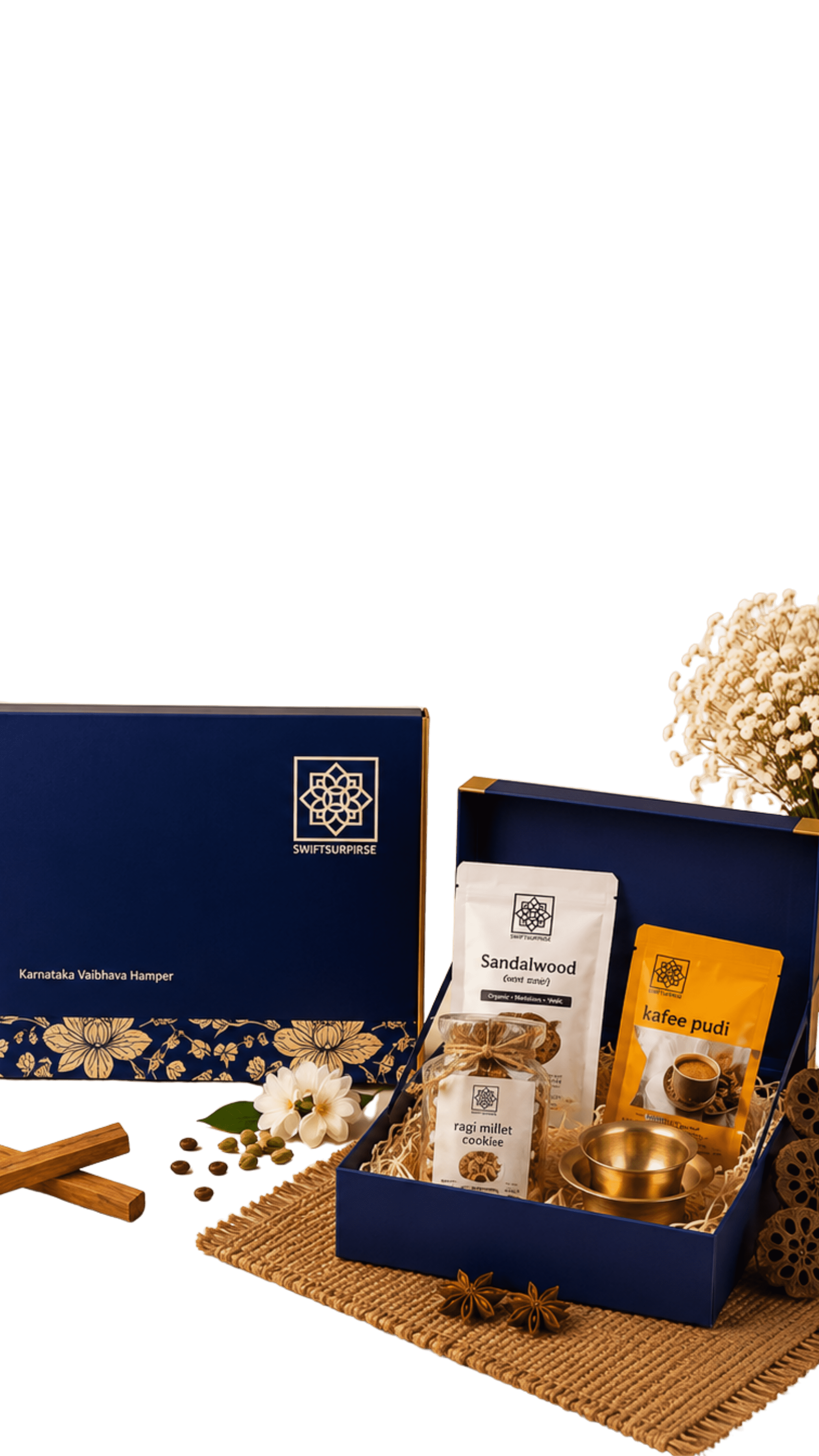 SwiftSurprise - Corporate Diwali Gift Hampers, Next Day Delivery, Premium Corporate Gifts Bangalore | Festive Hampers for Employees & Clients