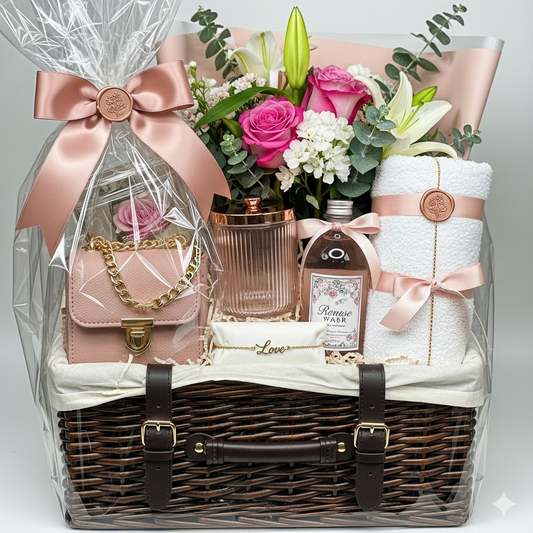 Blush and Bloom Luxe Hamper gifts for her